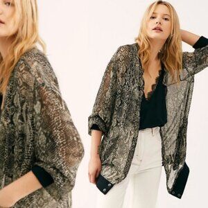 Free People Lori Bomber Jacket - Medium